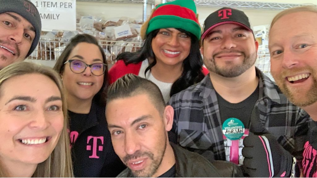 T-Mobile volunteers at Storehouse