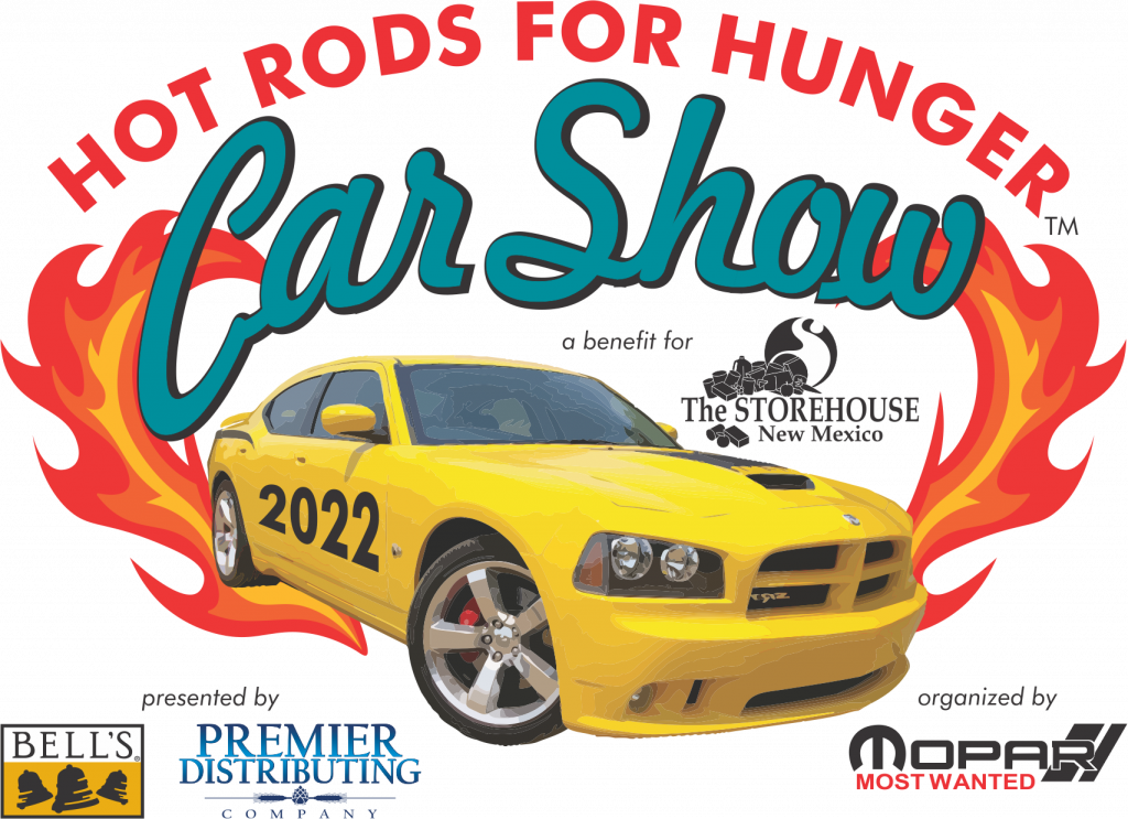 Hot Rods for Hunger event logo. 
