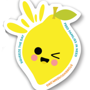 4" Lemon Sticker